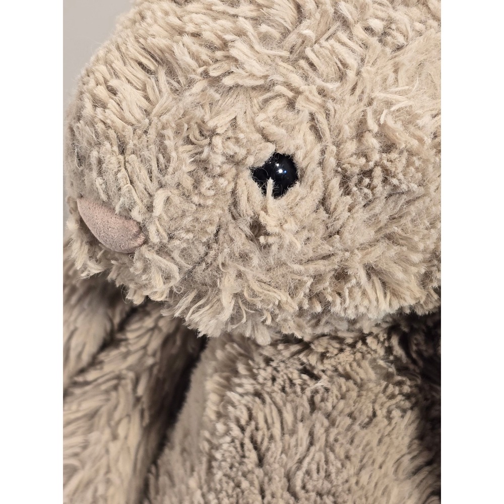 Retired Jellycat London Bashful Bunny Plush SILVER Taupe Stuffed Rabbit 12 Inch - Picture 6 of 10